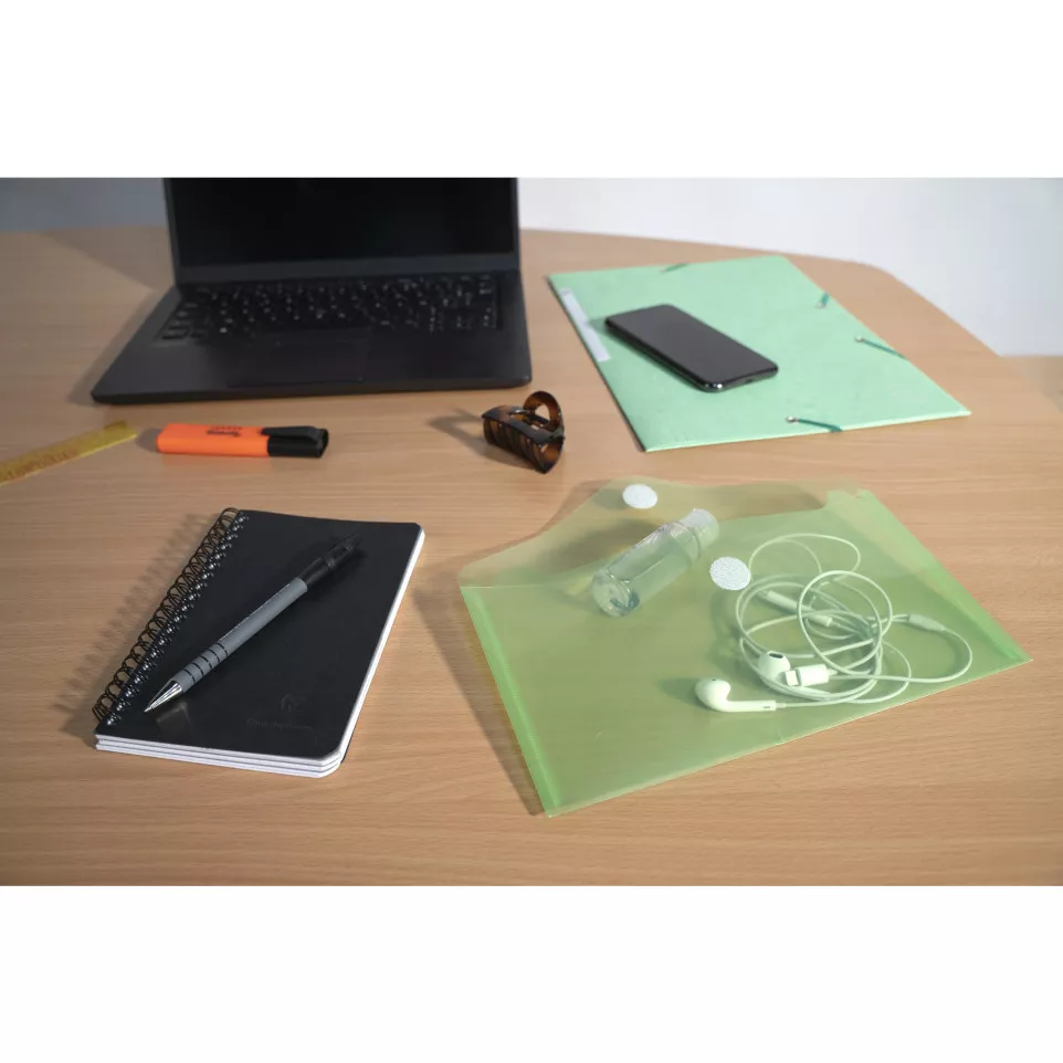 Pk 5 Env Pockets PP 250x135mm H&L...