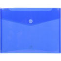 PK 5 Envelop tas kli-ttenb. PP A4 blauw/ St.