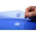 PK 5 Envelop tas kli-ttenb. PP A4 blauw/ St.