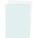 Exacompta PP Cut Flush Folder A4 0.12mm Grain, Pack of 10/ Pc.