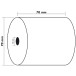 Bobine pour machine à calculer 70x70 mm - 1 pli offset extra-blanc 60g/m2./ Pce