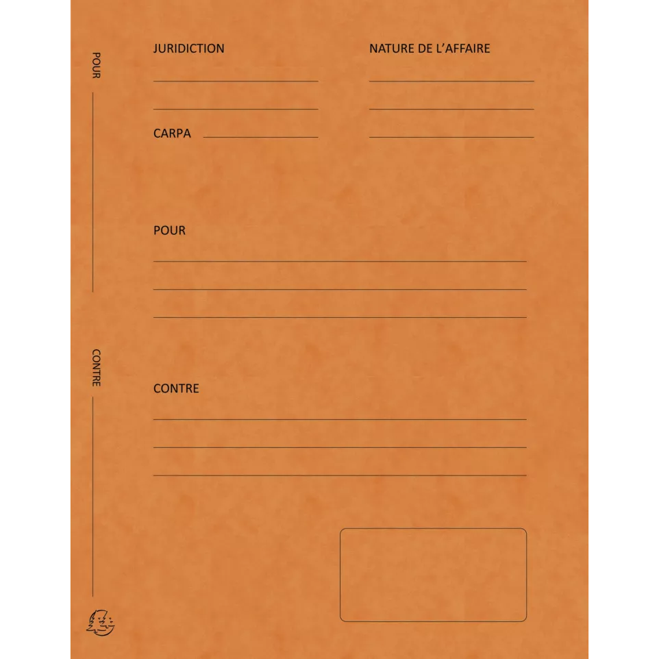 PK van 25 pleidooimappen oranje-/ St.