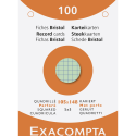 Pk 100 Exa Record Cards 5/5 105x148 Ast/ Pc.