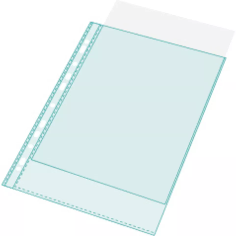 Pk 10 Punch Pockets PP A4+ 0.09mm...