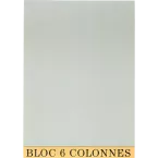 Blok control 29,7x21- 6 kol 70 bl grijs/ St.