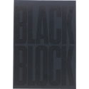 Block Pad Black Squared A4 70 Sheets Ylw/ Pc.