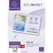 PK 10 beschermetui dubbel PVC A4-ubbel PVC 15/100 A4/ St.