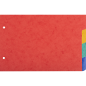 Divider 14,8x21cm pressboard 225g 4tabs/ Pc.