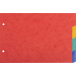 Divider 14,8x21cm pressboard 225g 4tabs/ Pc.