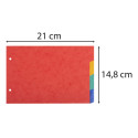 Tabblad recycl.karto-n 225g 148x250 4tabs/ St.
