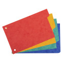 Intercalaires pour fiches bristol carte lustrée 225g/m2 4 positions - 100x150mm/ Pce