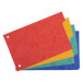 Intercalaires pour fiches bristol carte lustrée 225g/m2 4 positions - 100x150mm/ Pce