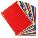 Intercalaires imprimés alphabétiques PP couleurs 12/100 AZ - A4/ Pce