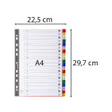 Indices PP A4 20Pt A-Z Col Tabs White/ Pc.