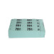 Garderobeblok 50 tickets 20x3 groen-/ St.