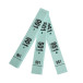Carnet de 50 tickets vestiaires numérotés de 3 volets (dont 2 volets avec trous) - Format 20x3 cm/ Pce