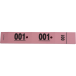 Garderobeblok 50 tickets 20x3 roze-/ St.