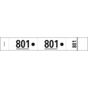 Garderobeblok 50 tickets 20x3 wit-/ St.