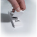 Garderobeblok 50 tickets 20x3 wit-/ St.