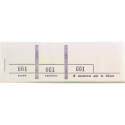 Nummerblokje gekleur-d 4,8x15 100bl wit/ St.
