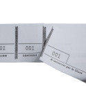 Multipurpose pads 3 parts 4,8x15cm 100 sheets/ Pc.