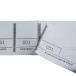 Multipurpose pads 3 parts 4,8x15cm 100 sheets/ Pc.