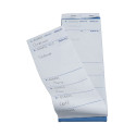 Restaurant duplicate note book 25 sheets - 9,5x26cm/ Pc.