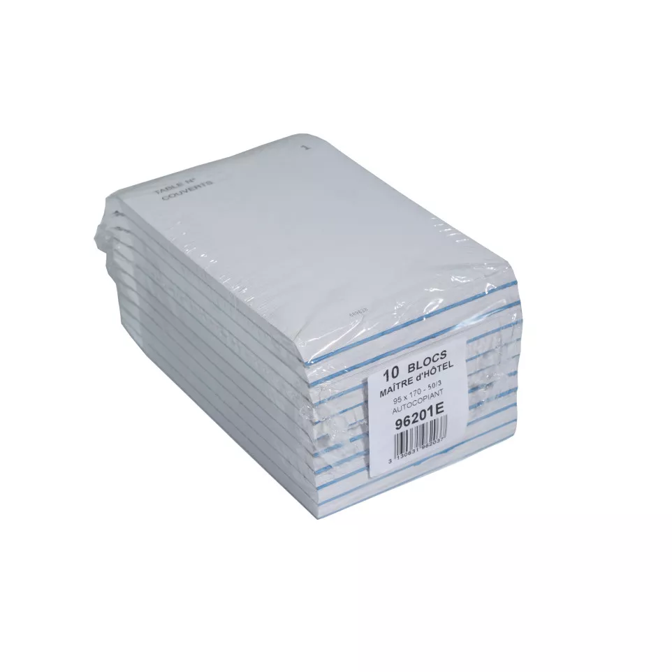 Bloc Maître d'Hôtel 50 feuillets...