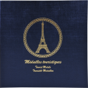 Classeur de collection pour 100 médailles souvenirs - 24,5x25 cm/ Pce