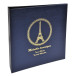 Ringmap 100 penninge-n 24,5x25cm blauw/ St.