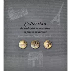 Album de collection pour 50 médailles touristiques - 25,5x28 cm/ Pce