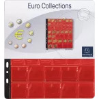 Sachet de 3 recharges numismatiques 43 cases de diamètre 20-25-30mm - 24 ,5x25 cm/ Pce