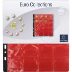 Sachet de 3 recharges numismatiques 20 cases de diamètre 40mm - 24,5x25 cm/ Pce