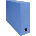 Transportdoos rug 90mm canvas blauw-/ St.