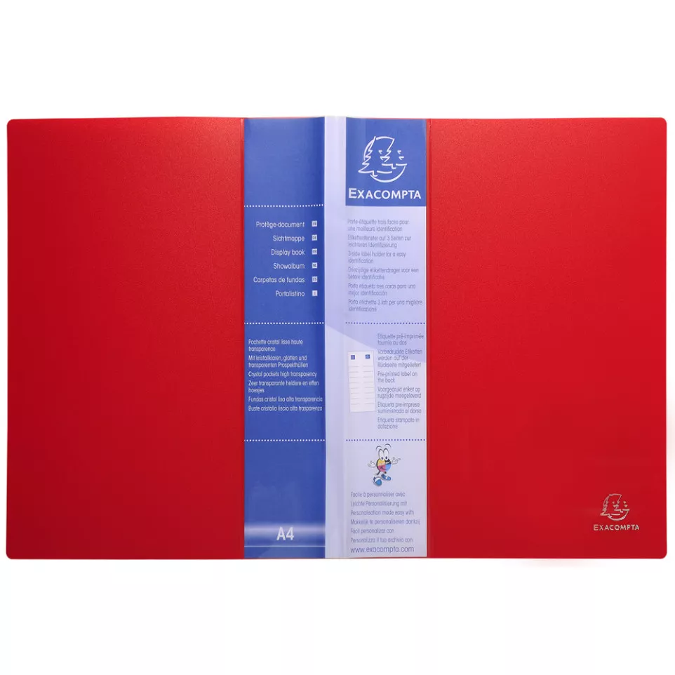 Display Book UpLine A4 20 Pkt Black/ Pc.