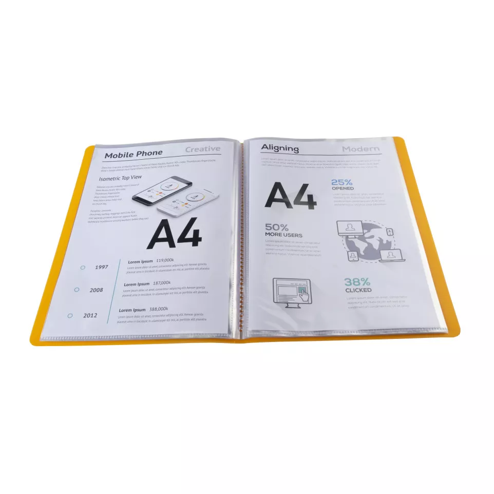 Display Book PP Welded Linicolor, A4/...