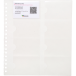 Recharge de 10 pochettes détachables pour porte cartes de visite Exactive® - 25,5x23cm/ Pce
