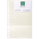 Recharge de 10 pochettes détachables pour porte cartes de visite Exactive® - 19x12,5cm/ Pce
