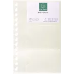 Recharge de 10 pochettes détachables pour porte cartes de visite Exactive® - 19x12,5cm/ Pce