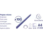 Exacompta Plastic Binding Combs, 20mm Thick, A4 (Box of 100)/ Pc.