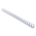 Boite 100 reliures spirales plastique 20mm/ Pce