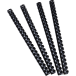 Doos100 plast.inbind-ruggen 16mm A4 zwart/ St.