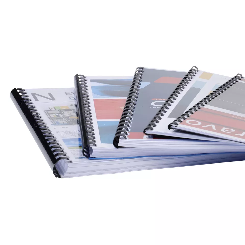 Boite 100 reliures spirales plastique...