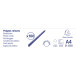 Exacompta Plastic Binding Combs, 12mm Thick, A4 (Box of 100)/ Pc.