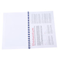 Boite 100 reliures spirales plastique 8mm/ Pce