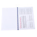 Doos 100 plast.inbin-druggen 8mm A4 blau/ St.
