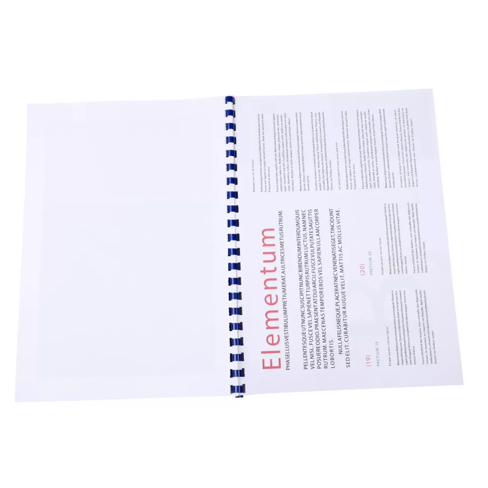 Exacompta Plastic Binding Combs, 8mm...