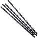 Doos 100 plast.inbin-druggen 8mm A4 zwart/ St.