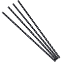 Doos 100 plast.inbin-druggen 6mm A4 zwart/ St.