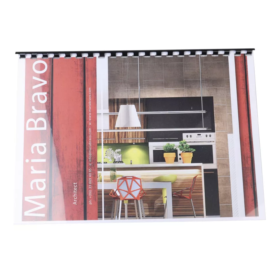 Boite 100 reliures spirales plastique...
